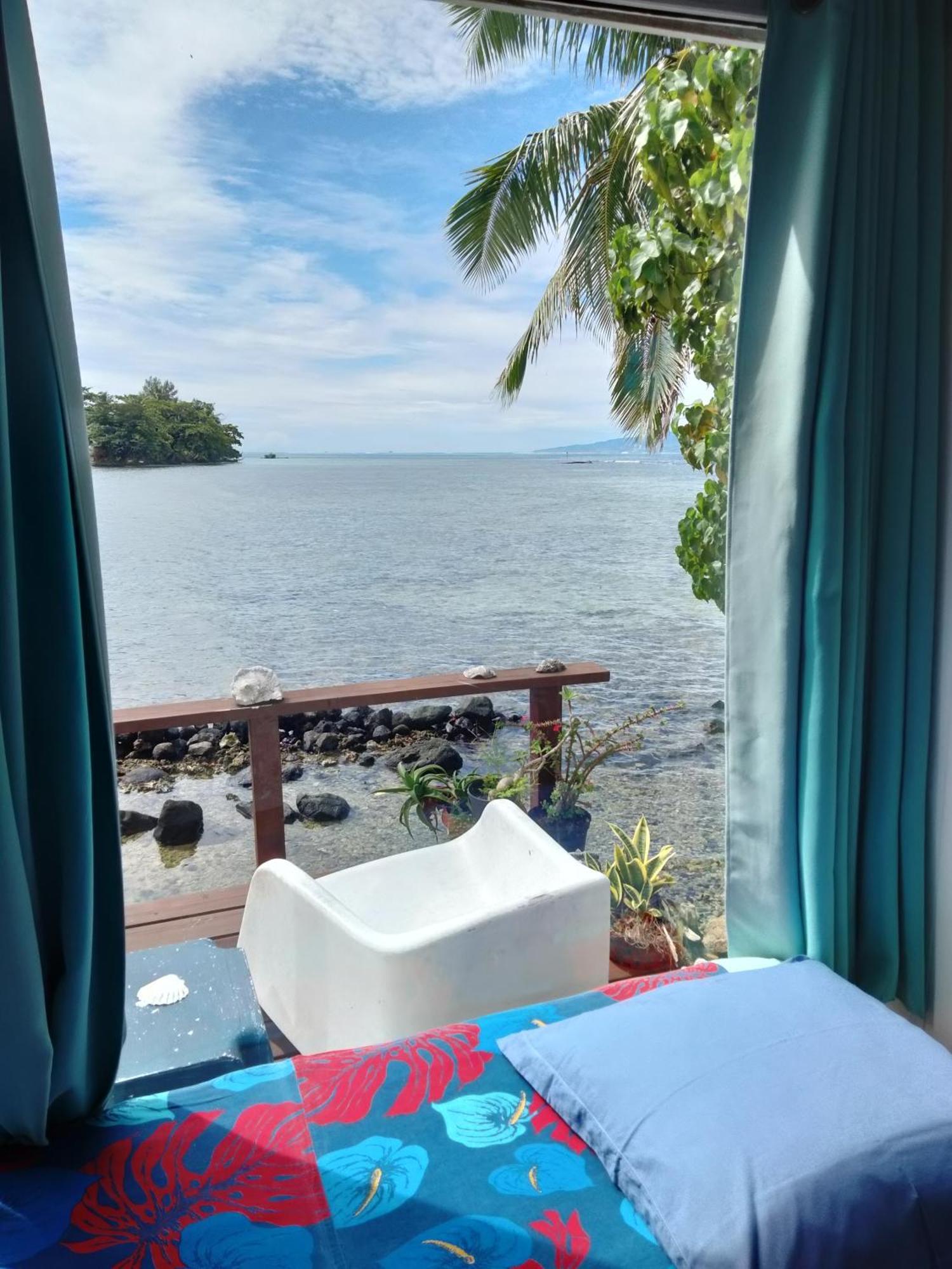 Bungalow Vue Lagon 180 Degre, La Maison Bleue Moorea Exterior foto